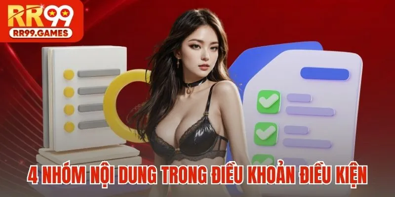 4 Nhóm nội dung trong điều khoản điều kiện